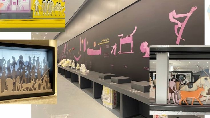 Grand Egyptian Museum con niños